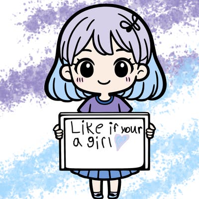 girl holding sign
