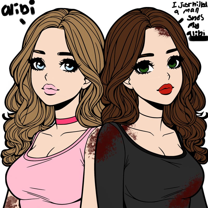 realistic twin sisters