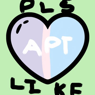 a blank heart