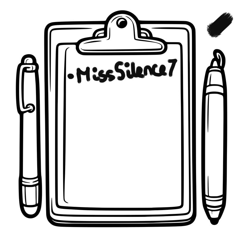 blank clip board with pen