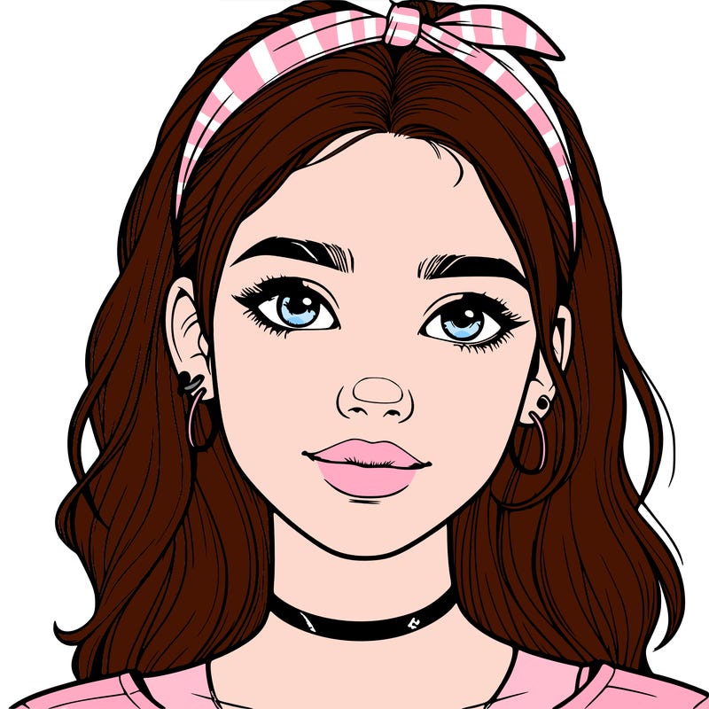 realistic teenage girl