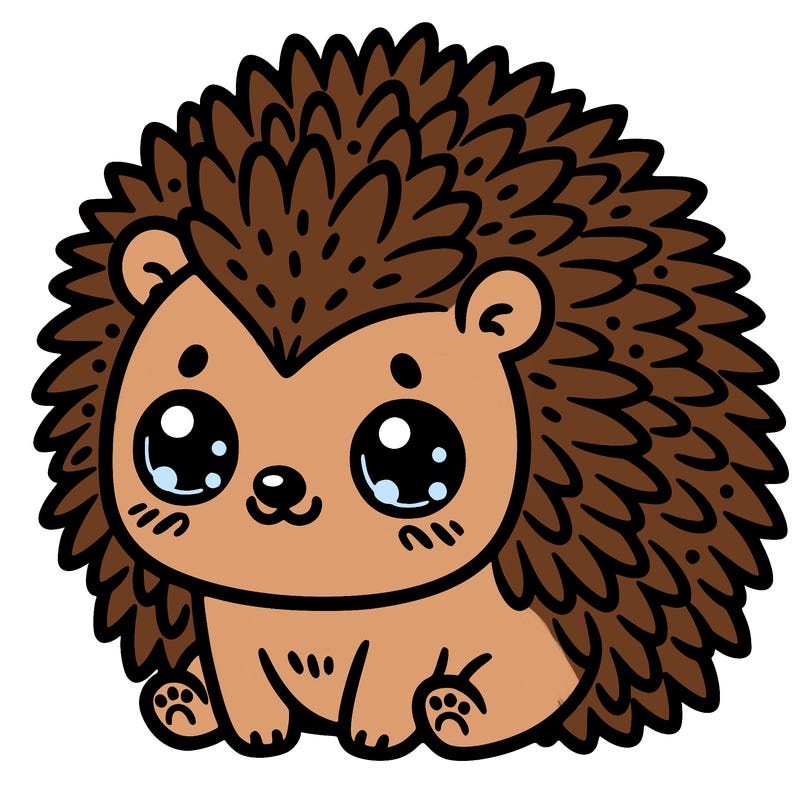cute little hedgehog