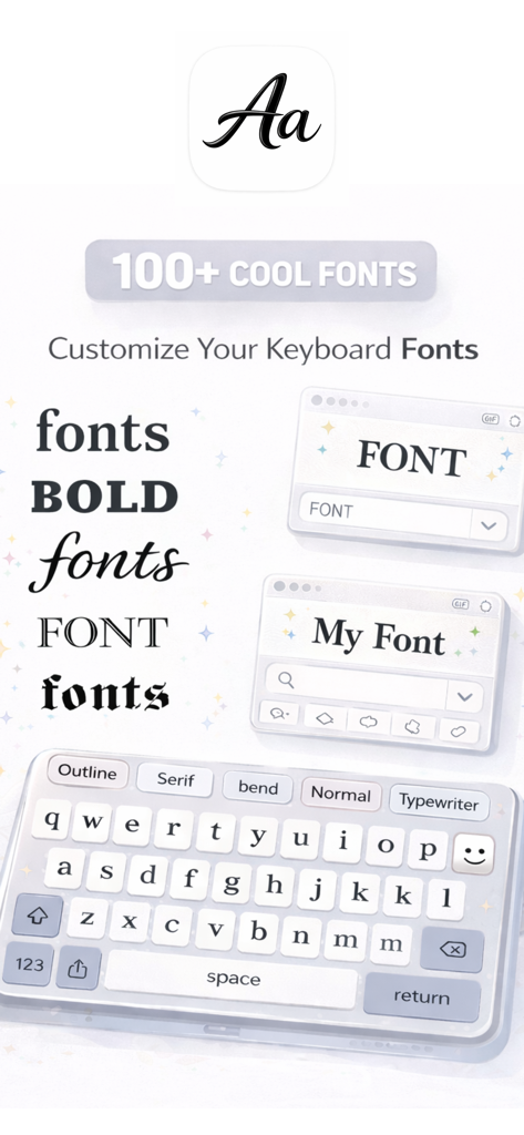 iFonts: Fonts Keyboard & Emoji - Tastiera personalizzata con oltre 100 font accattivanti per iPhone e iPad