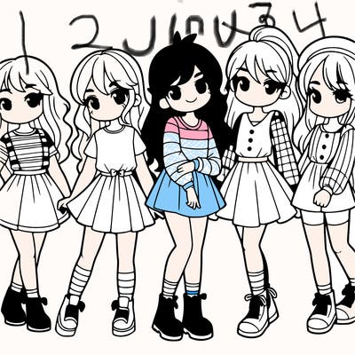 five girls