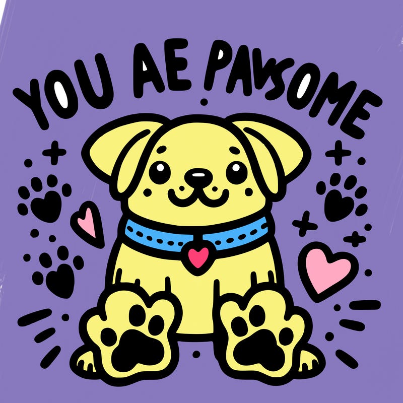 you are pawsome