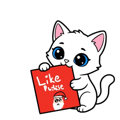 a small cat with a blank sheet of paper in its hand. the cat is sooooooo cute!