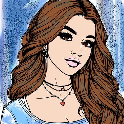 detailed realistic girl