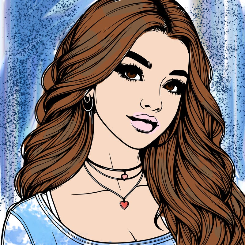 detailed realistic girl