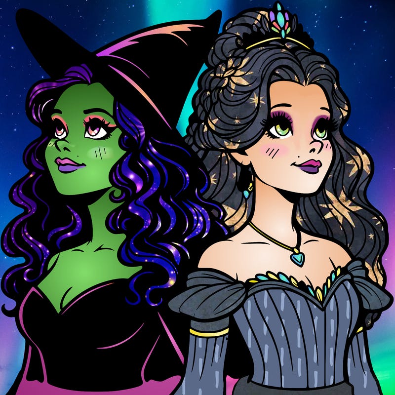 'elphaba and glinda (realistic)