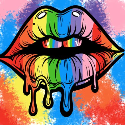 lips that look realistic and drip