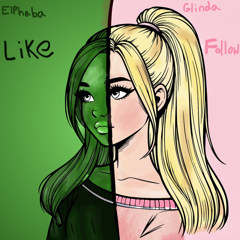 realistic girl with a high ponytail