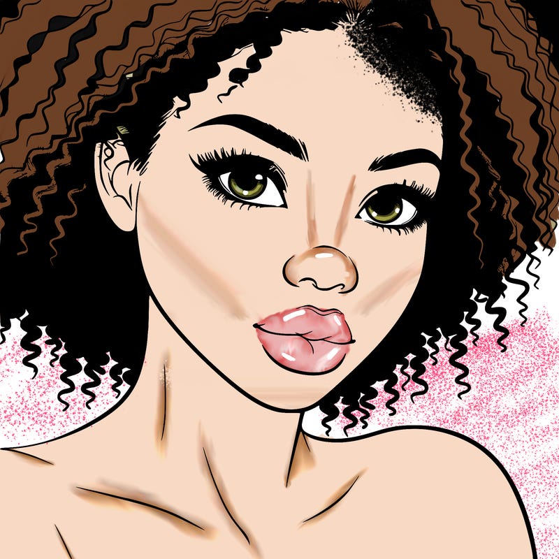 realistic black girl