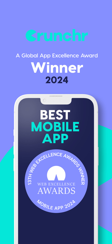 Crunchr – Receipt Saver App - Crunchr receipt saver app 2024 Web Excellence Award winner announcement
