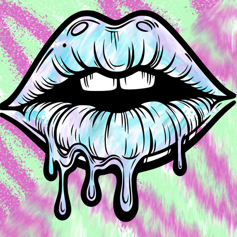 lips that look realistic and drip