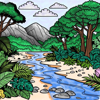 river in the jungle