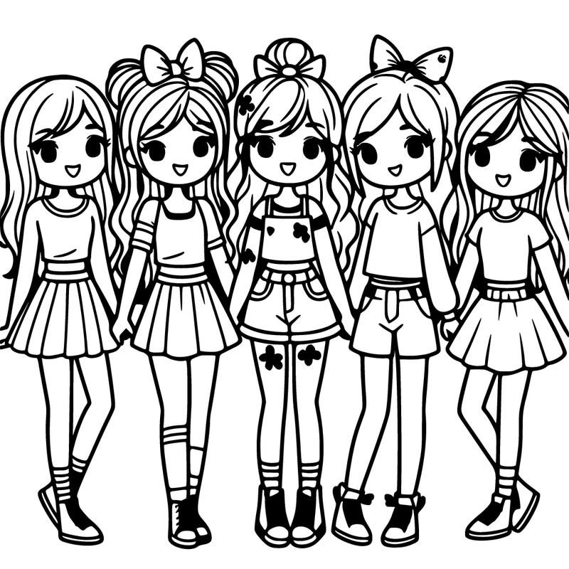 a girls friend group