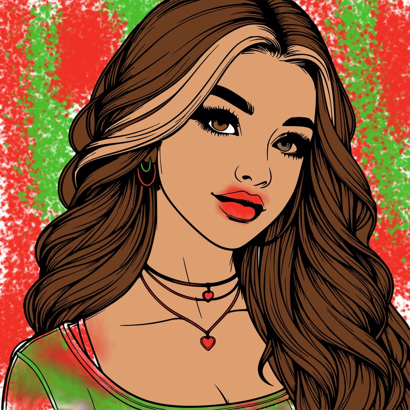 detailed realistic girl