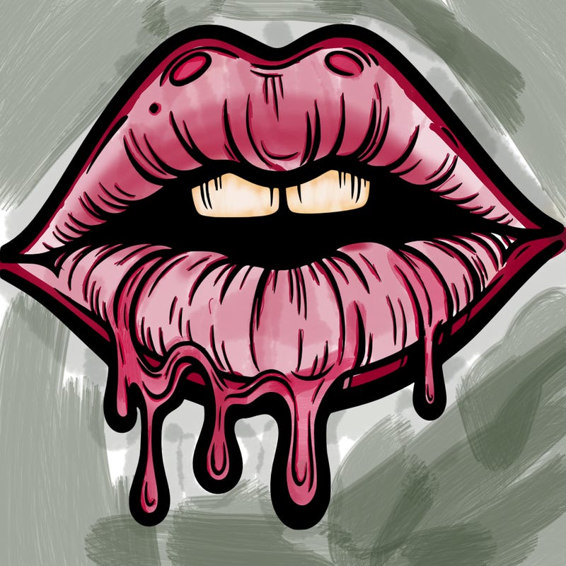 lips that look realistic and drip