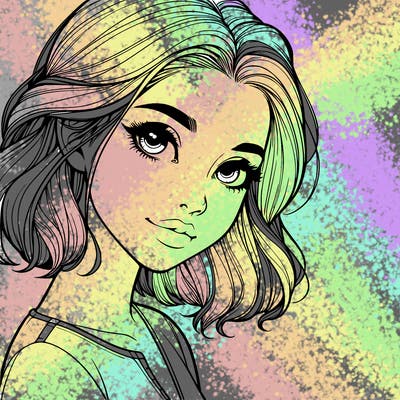 beautiful realistic girl