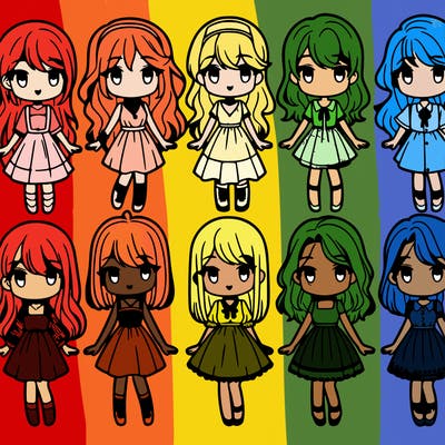 10 girls