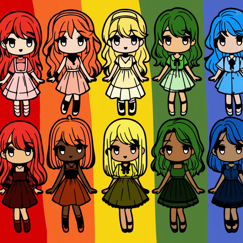 10 girls