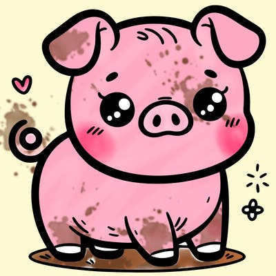 cute pig