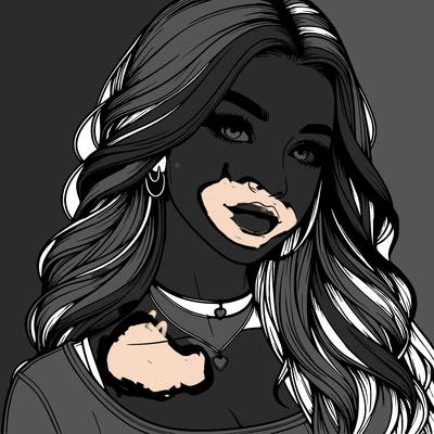 detailed realistic girl