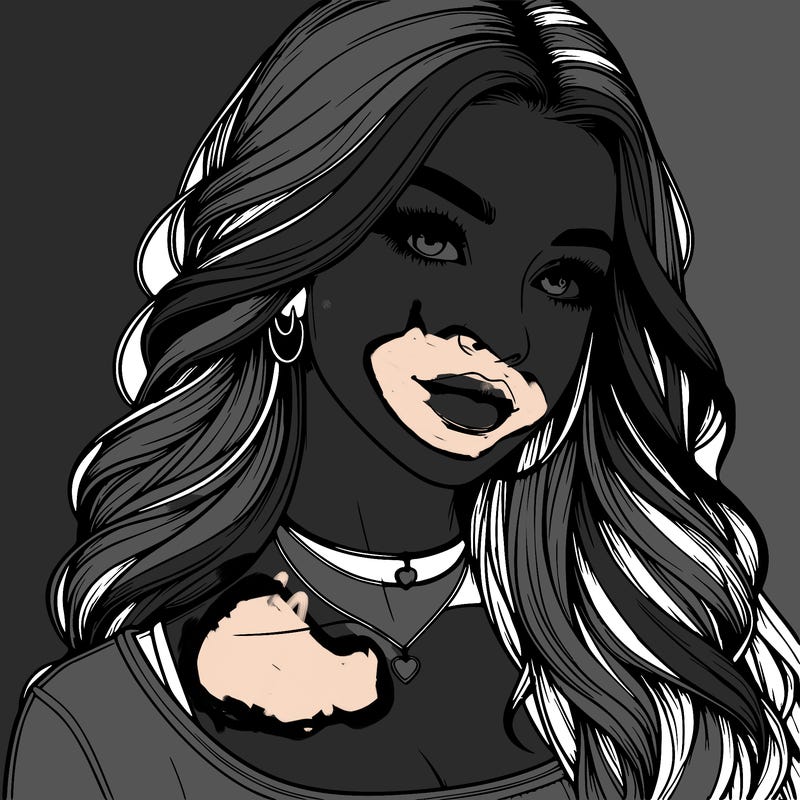 detailed realistic girl