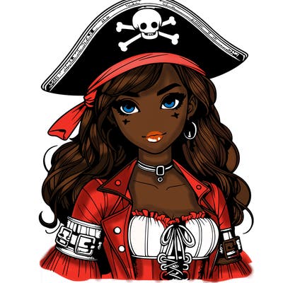 realistic pirate girl