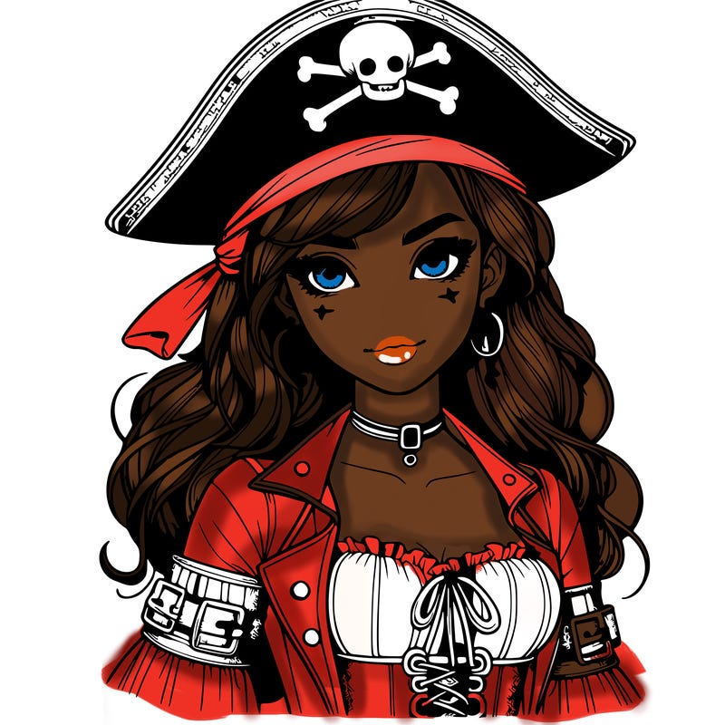 realistic pirate girl