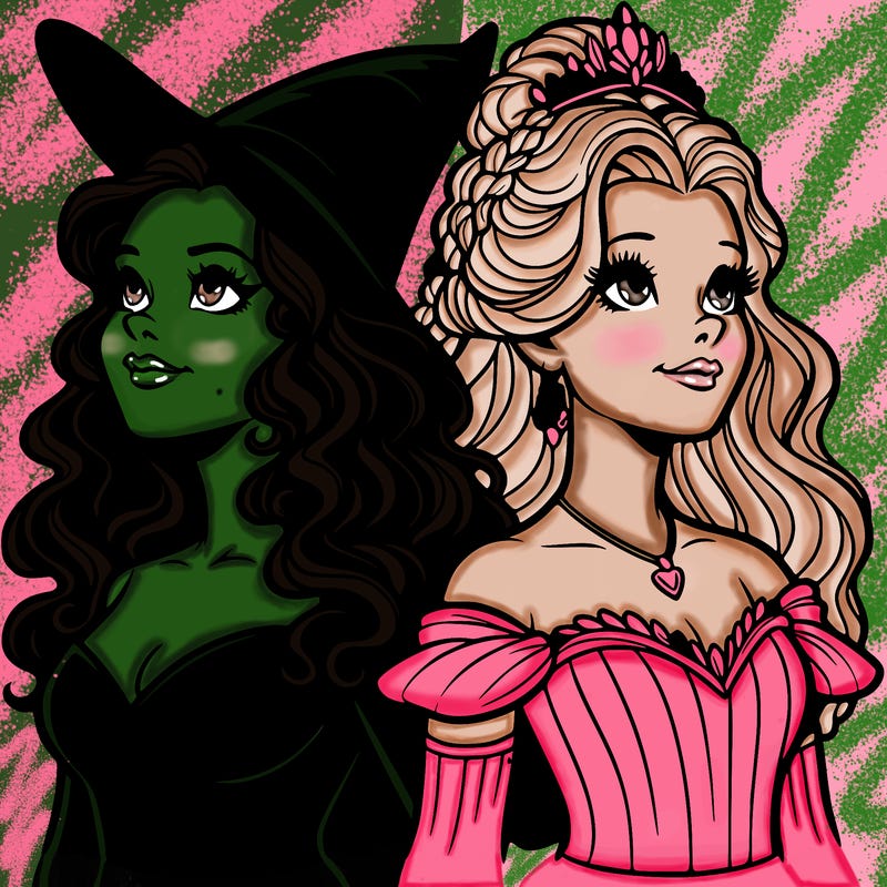 'elphaba and glinda (realistic)