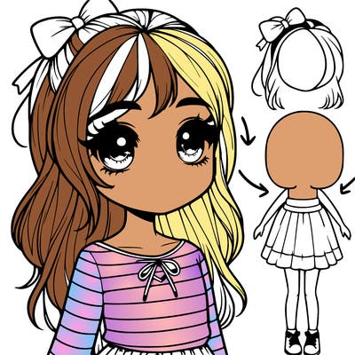 one cute realistic, girl