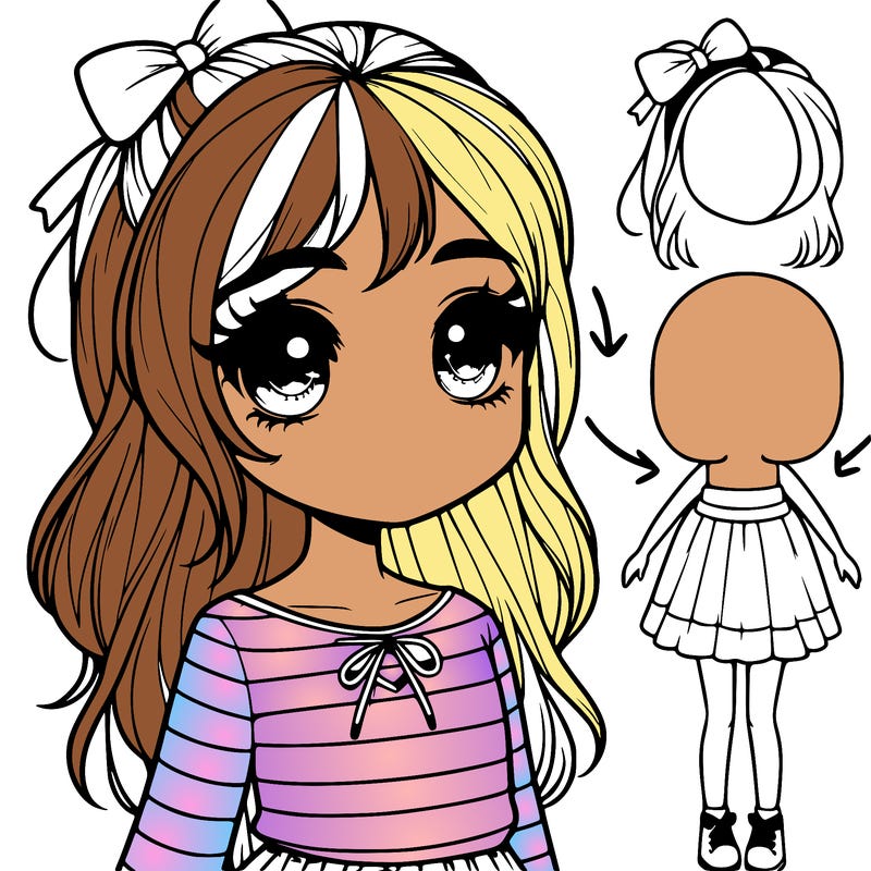 one cute realistic, girl