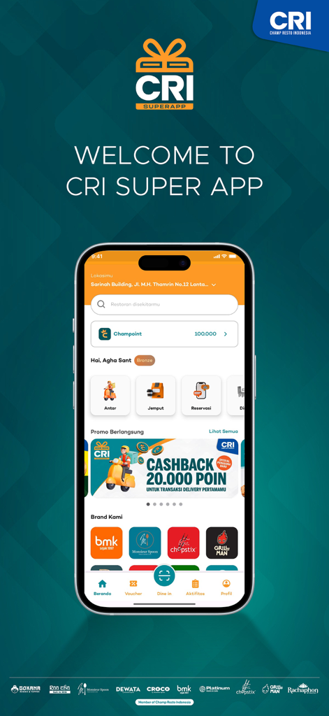 CRI Super App - Food & Drink App | MWM