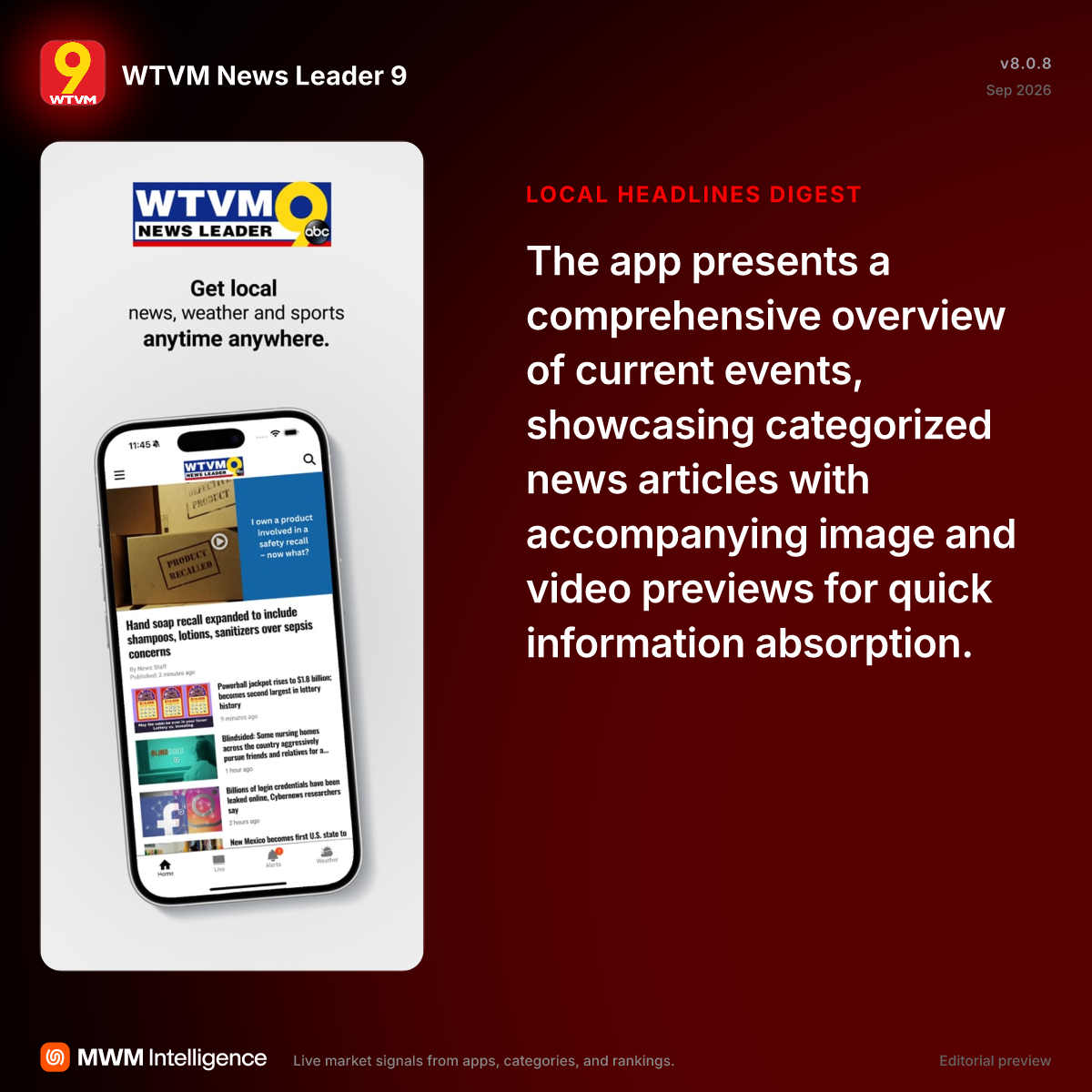 WTVM News Leader 9 - News App | MWM