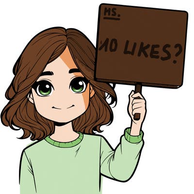 realistic girl holding up a sign