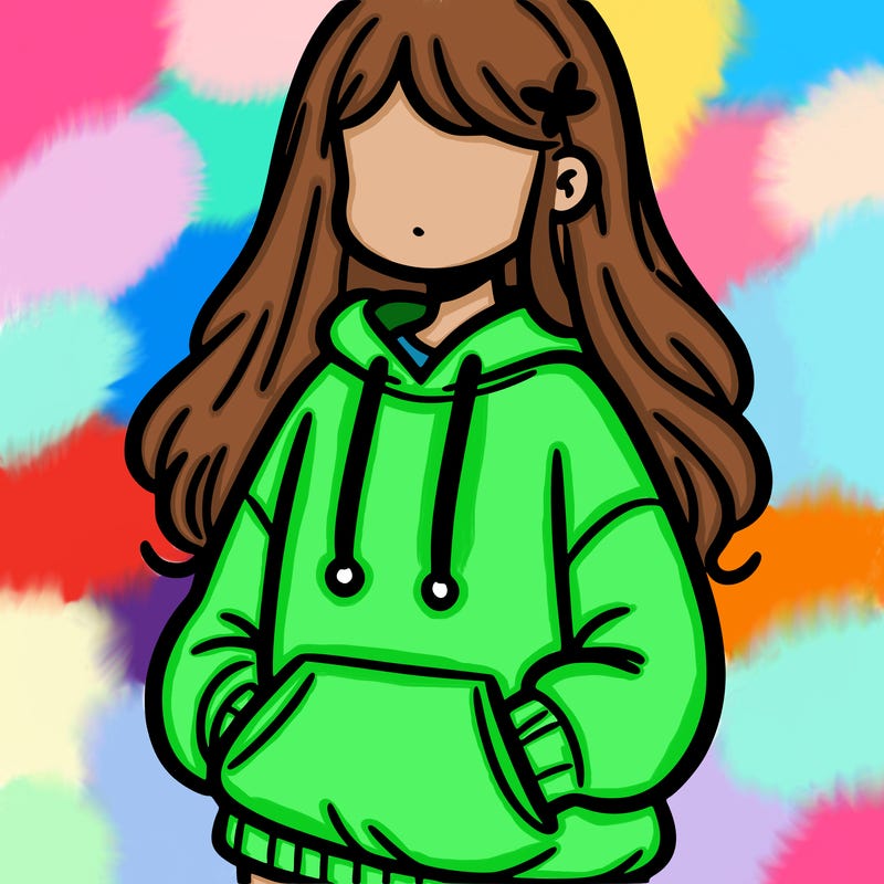 girl in sweatshirt