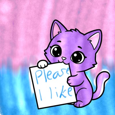 a small cat with a blank sheet of paper in its hand. the cat is sooooooo cute!