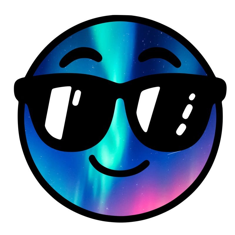 emoji with sunglasses