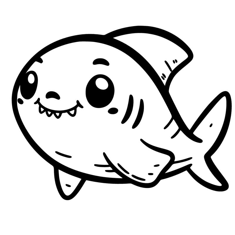 shark cute