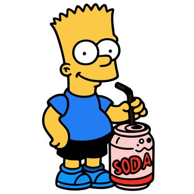 simpson with soda