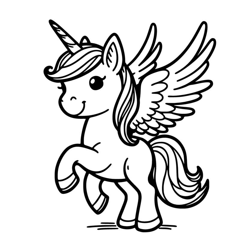 unicorn with wings