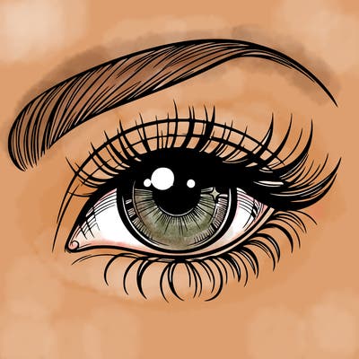 a beautiful eye