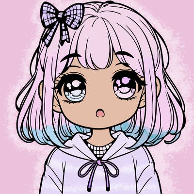 cute realistic girl
