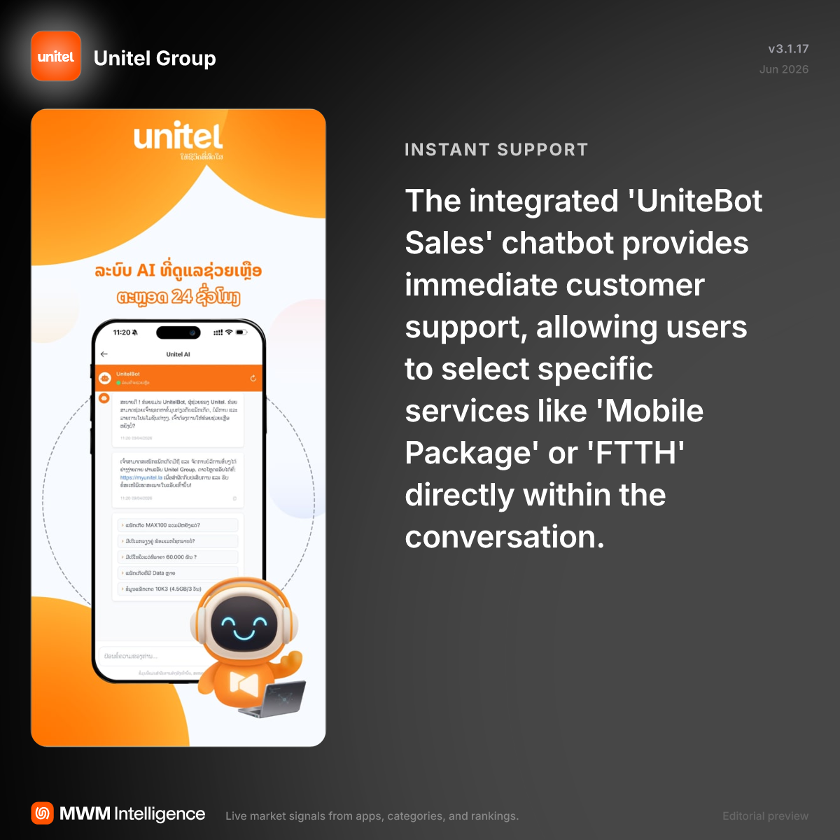 Unitel Group - Business App | MWM