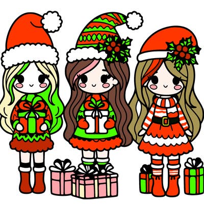 christmas  girls