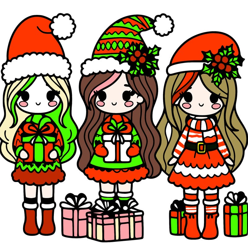 christmas  girls