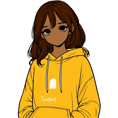 realistic girl with sweat shirt on