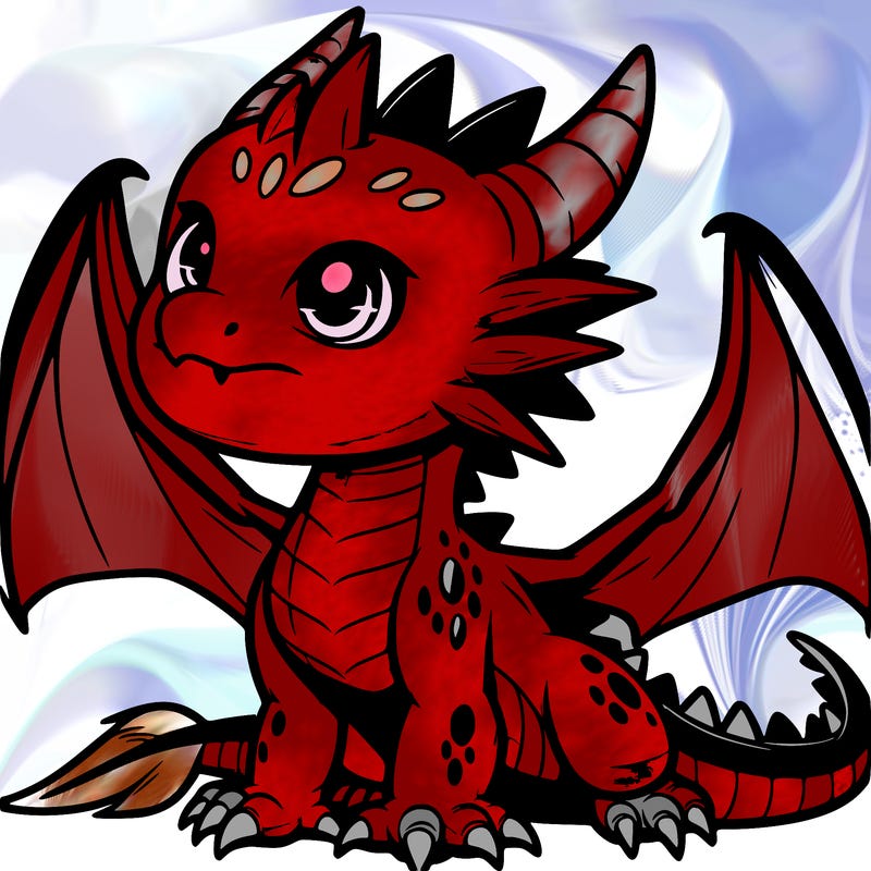 fierce baby night dragon