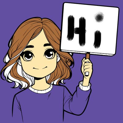 realistic girl holding up a sign